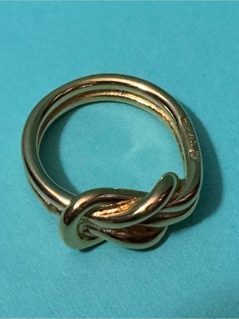 Hermes Gold Knot Scarf Ring - Women Jewelry